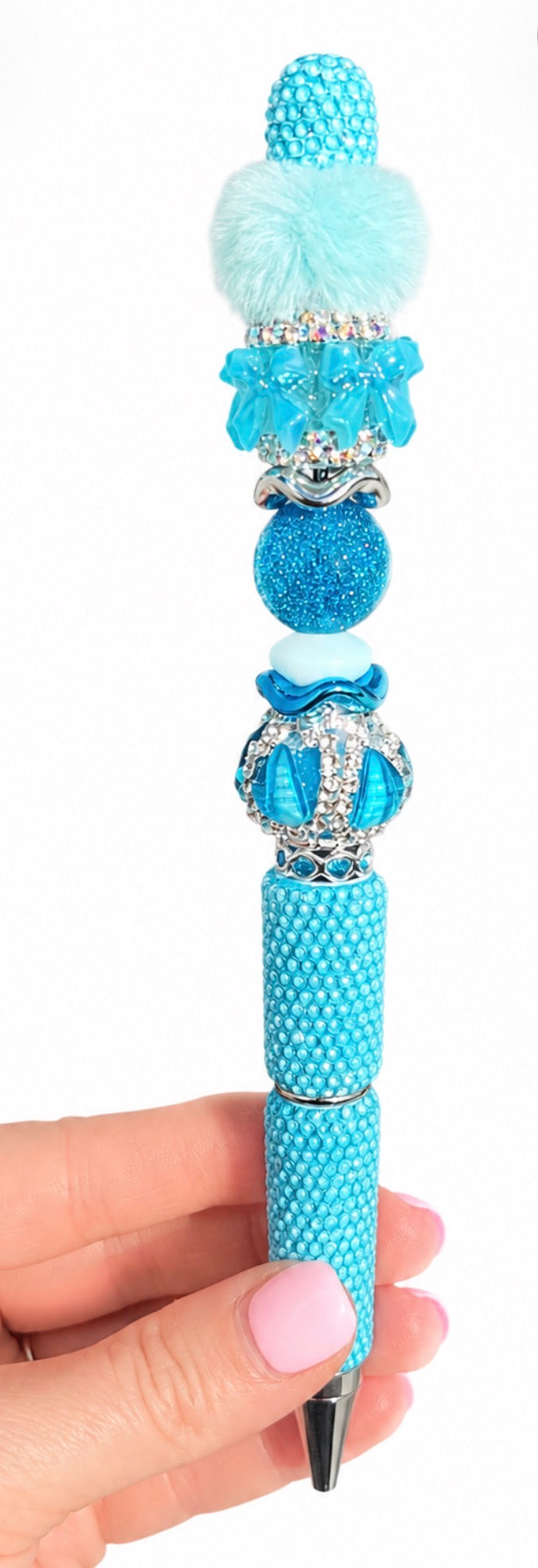 Blue Fancy Pen - Medium