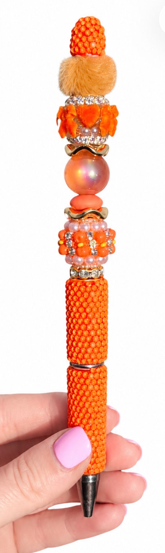 Orange Fancy Pen - Medium