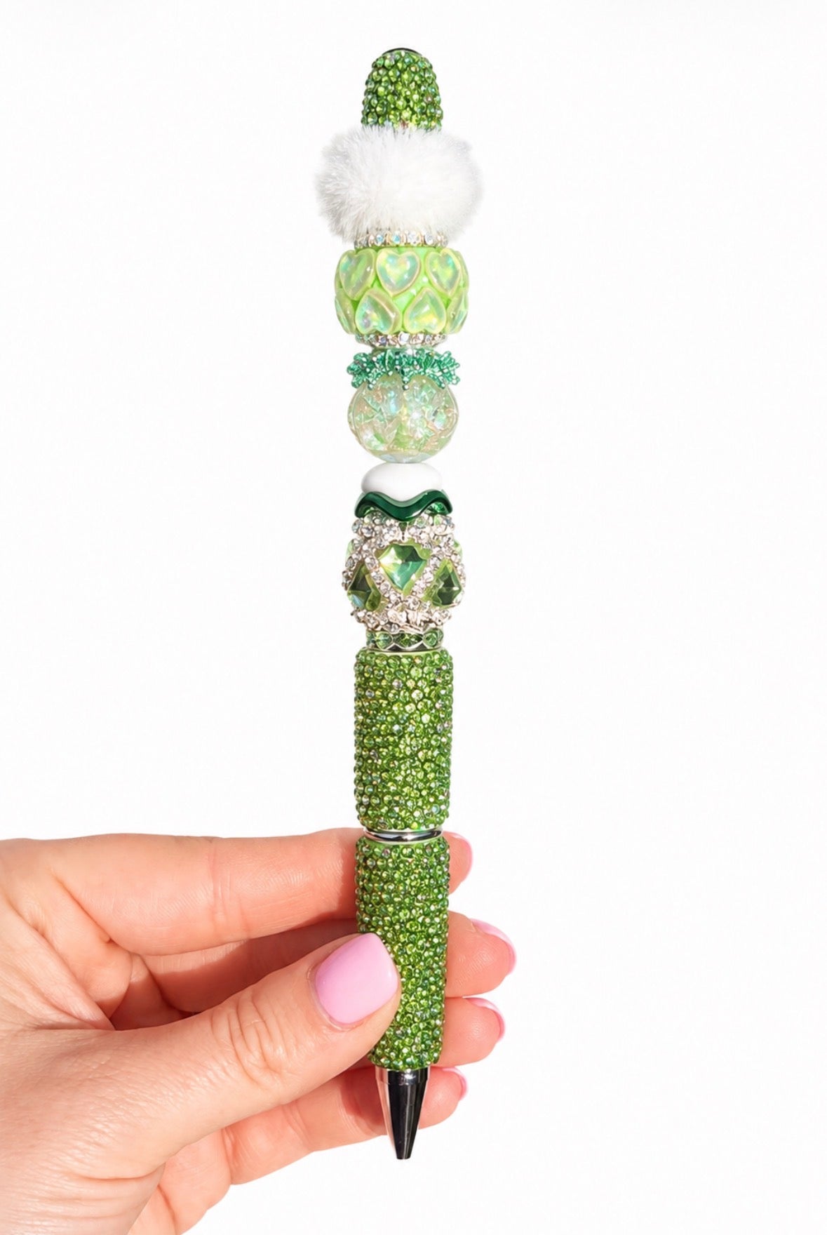 Green Rhinestone Pen - Medium