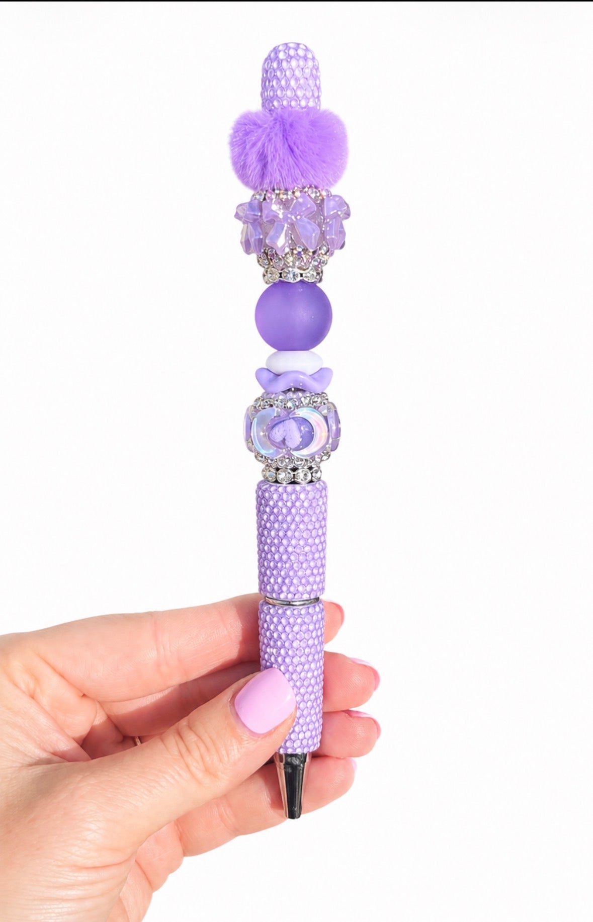 Purple Fancy Pen - Medium