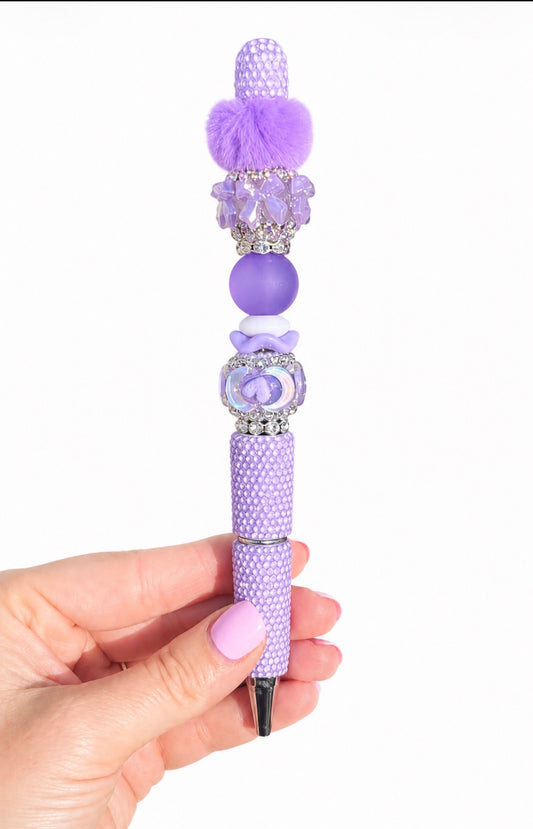 Purple Fancy Pen - Medium
