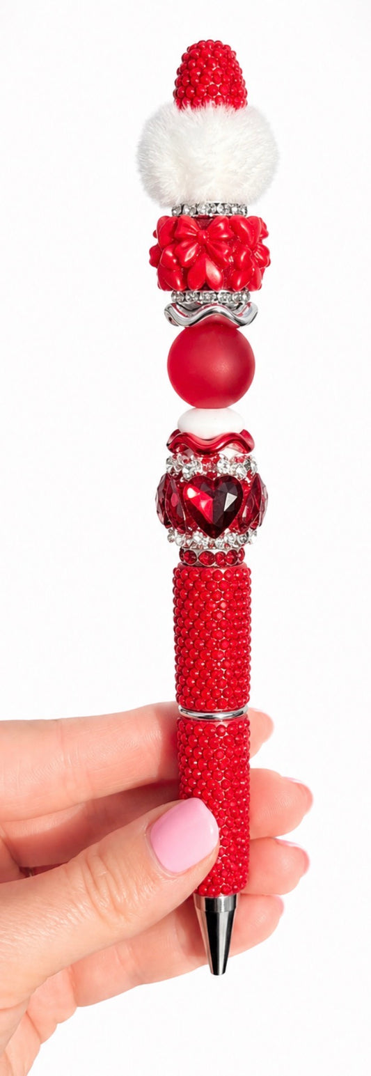 Red Fancy Pen - Medium