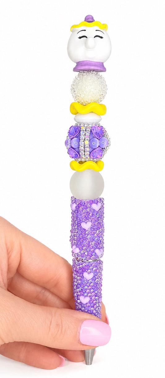Character Purple Fancy Pen - Short
