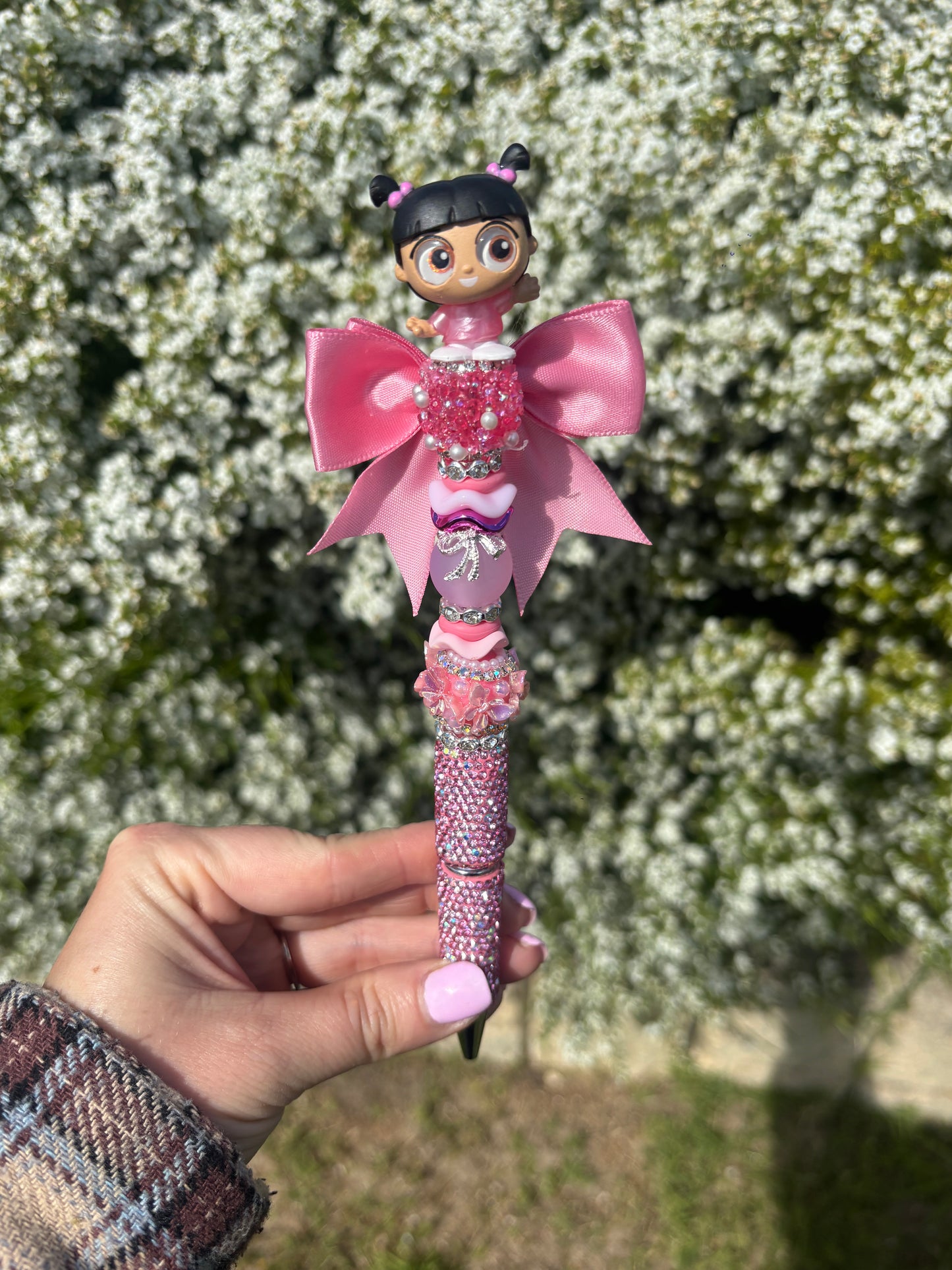 Boo Inspired Rhinestone Pen - Medium