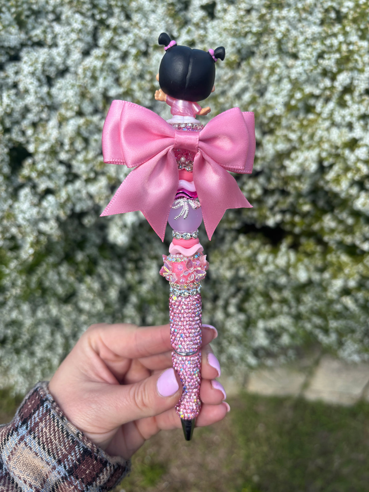 Boo Inspired Rhinestone Pen - Medium